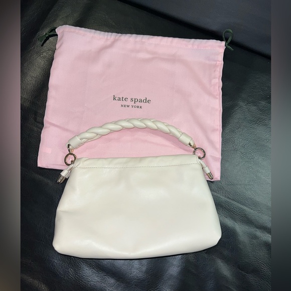 kate spade New York Parchment color lambskin cross body purse - Picture 2 of 10